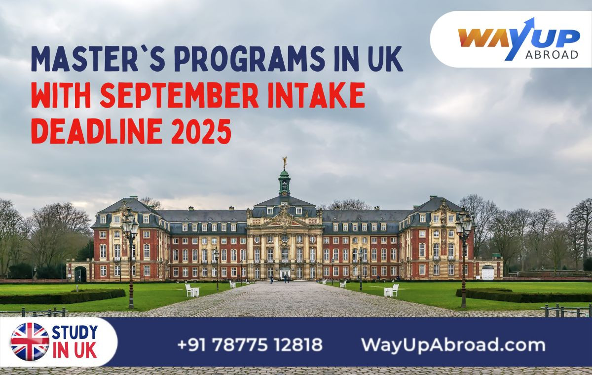 Top Master's Programs in UK with September Intake Deadline 2026